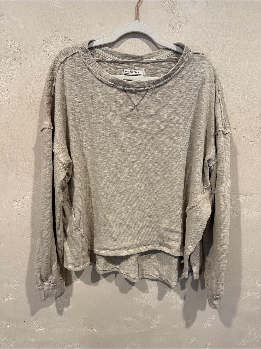We the free XL cream sweater